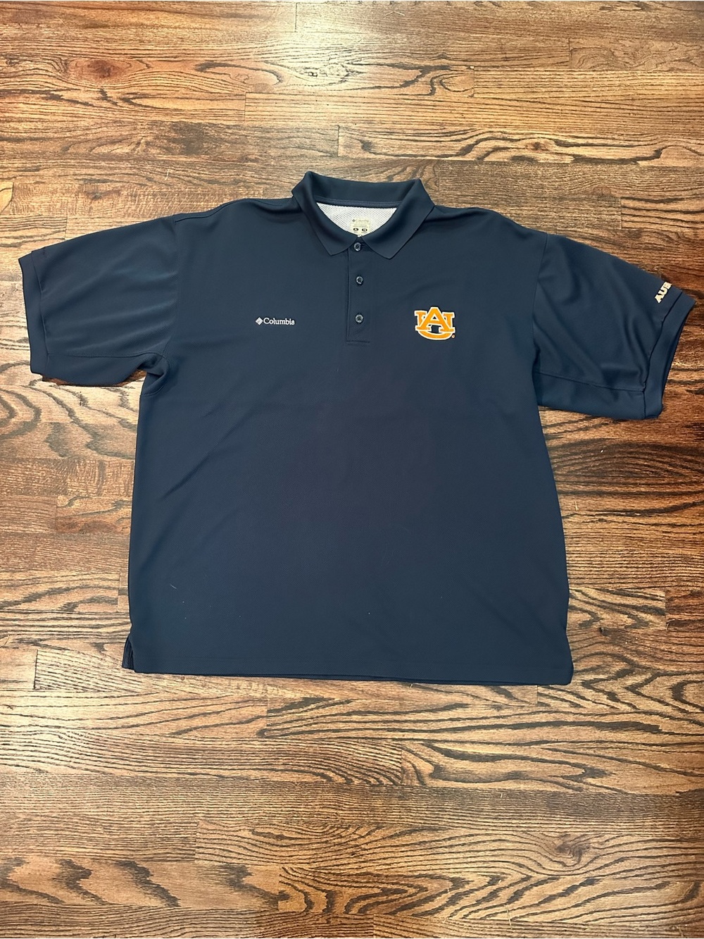 Columbia PFG Auburn Tigers Navy Performance Polo XL - Picture 2 of 8